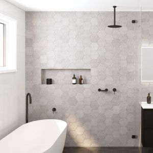 Kaya Ceiling Dropper 250mm Head, 350mm Drop